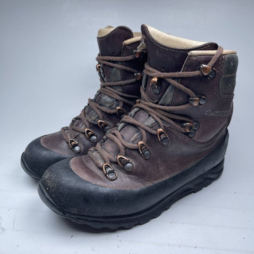 Vintage Lowa Leather Hiking Boots Vibram SolesGermany made EU 36.5 (5US)